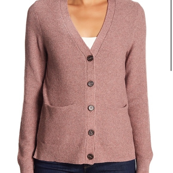 Madewell Textured V Neck Cardigan - Picture 2 of 8
